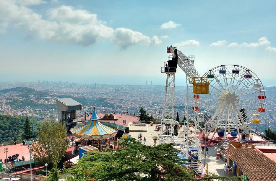 Tibidabo Amusement Park, Spain
